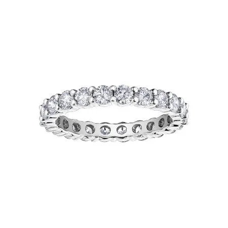 10K White Gold (2.00ct) Diamond Eternity Band