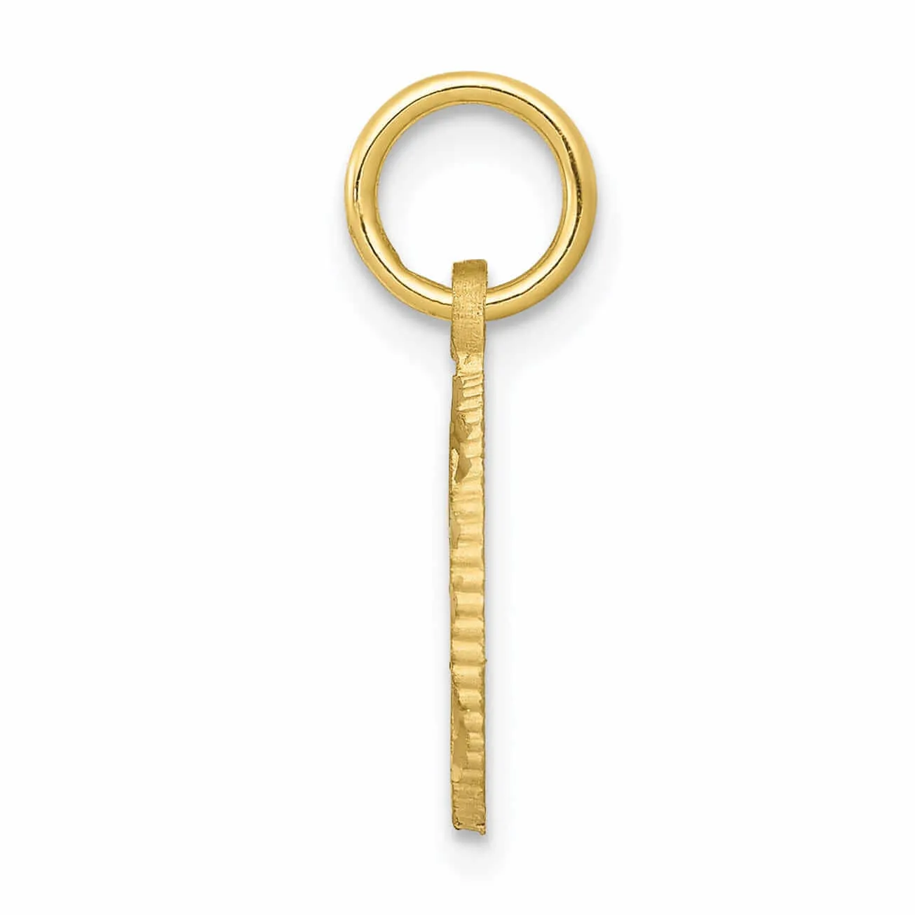 10k Yellow Gold Cross For Eternal Life Pendant