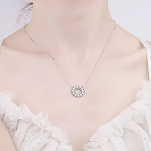 1.2ct Diamond Circle Necklace