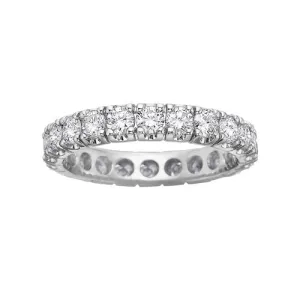 14K White Gold (0.33ct) Diamond Eternity Wedding Band