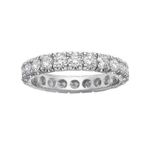 14K White Gold (0.33ct) Diamond Eternity Wedding Band