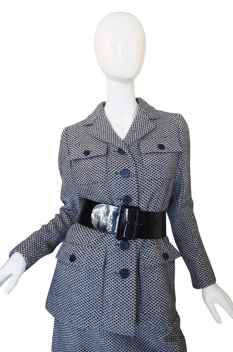 1960s Superbly Tailored Norman Norell Suit