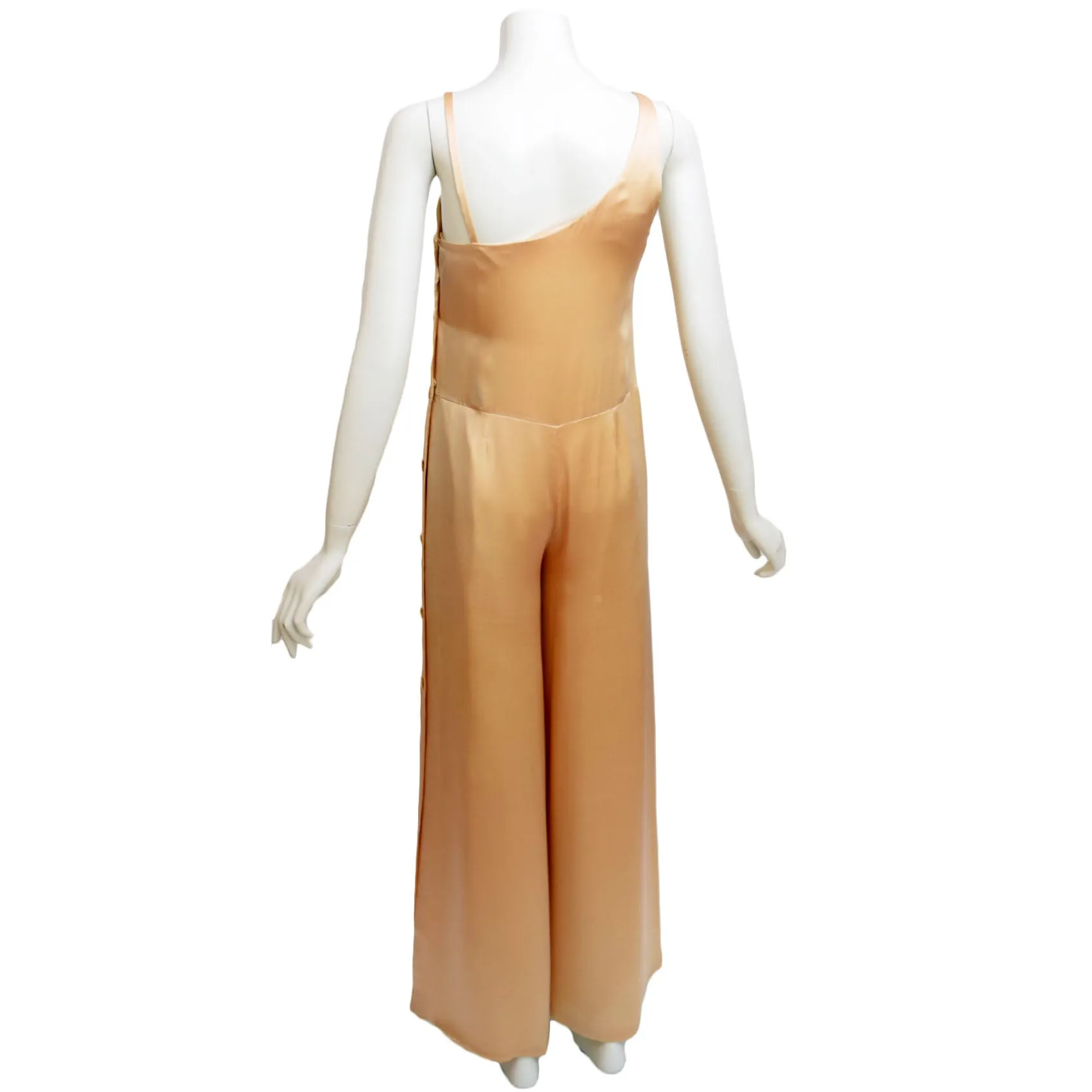 1970s Hanae Mori Couture Silk Jumpsuit & Duster Set