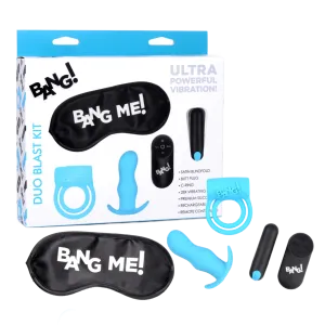 28X Duo Blast Remote Control C-Ring And Butt Plug Kit