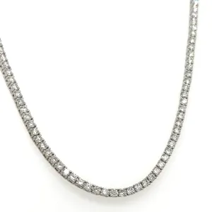 8.37ct tw Diamond Riviera Line Tennis Necklace