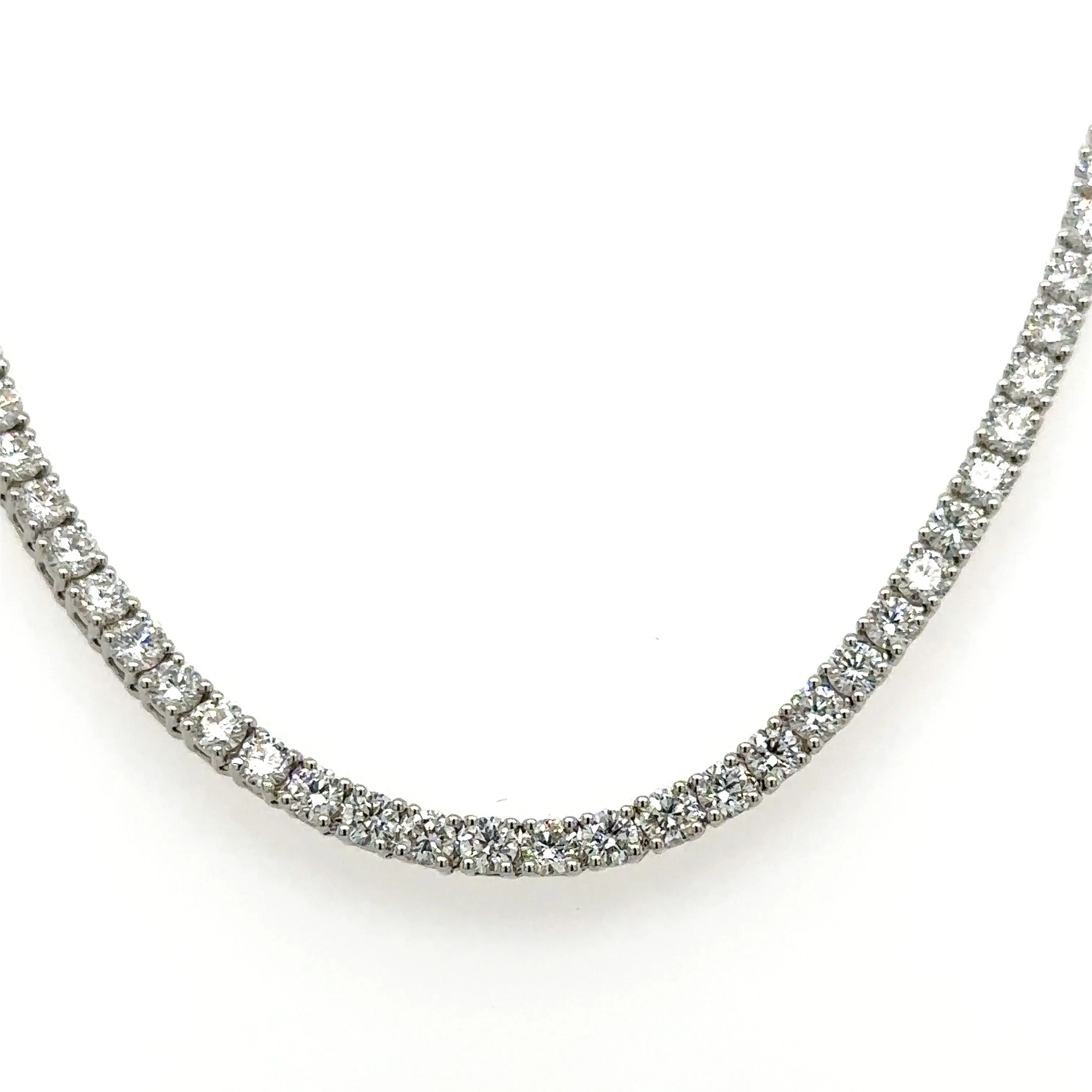 8.37ct tw Diamond Riviera Line Tennis Necklace