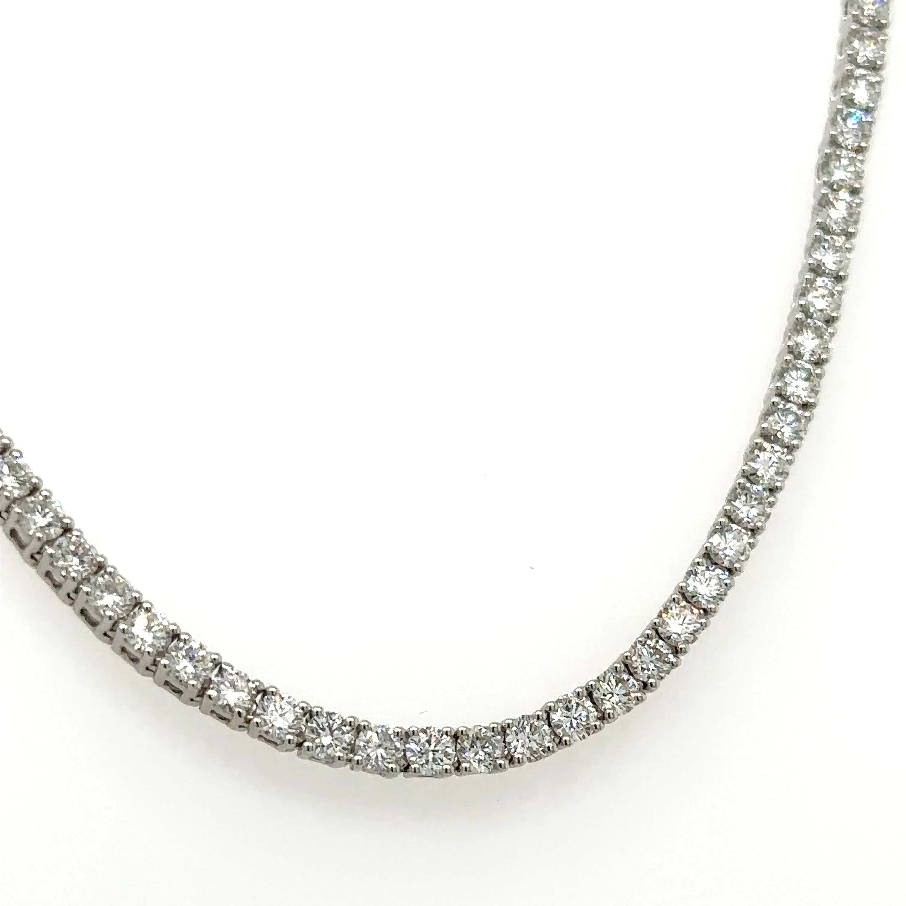 8.37ct tw Diamond Riviera Line Tennis Necklace