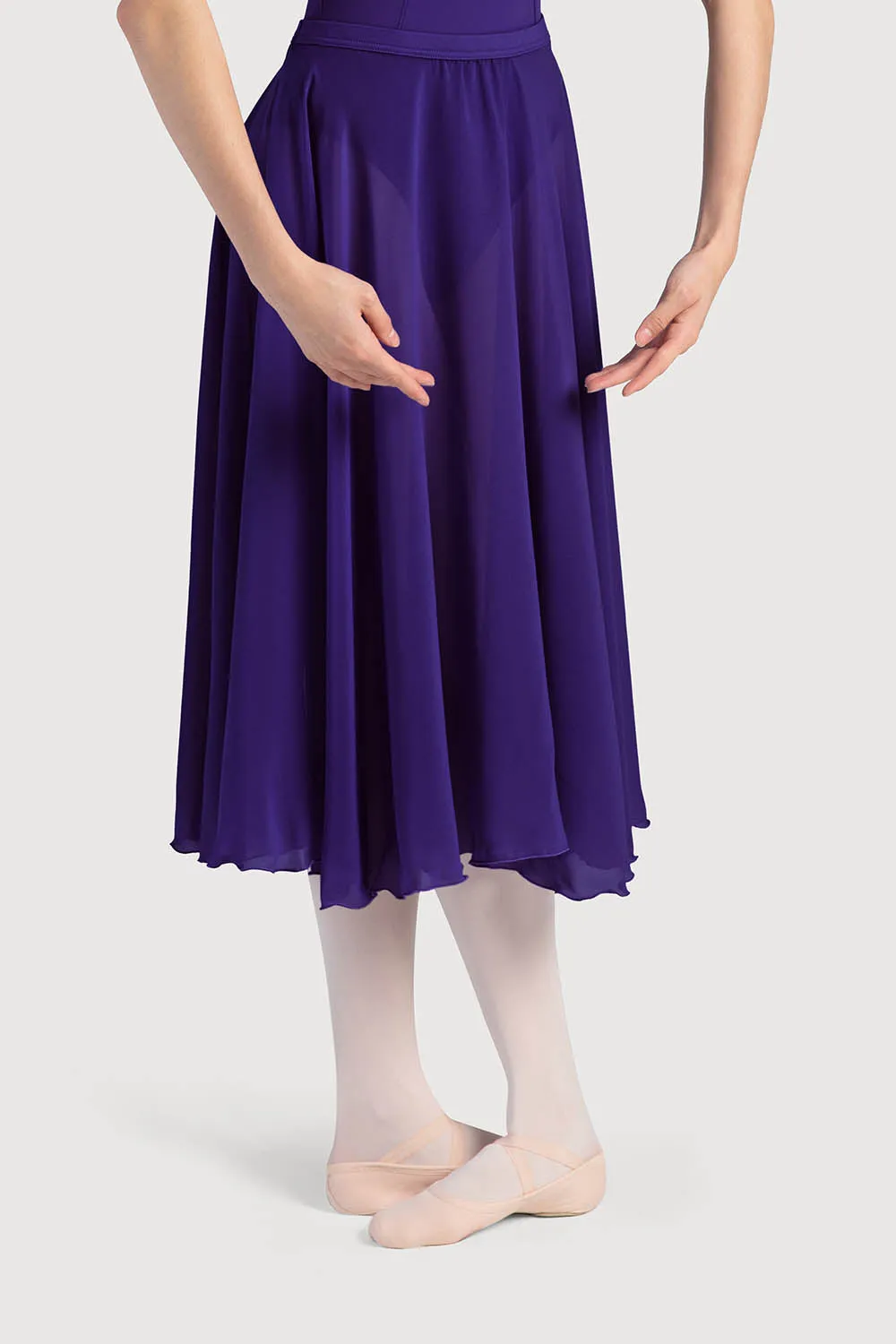 A0321L - Bloch Cambria Full Circle Chiffon Womens Skirt