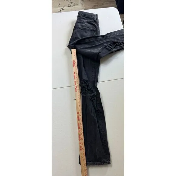 AGOLDE Black Distressed 90s Jeans Size 22‎