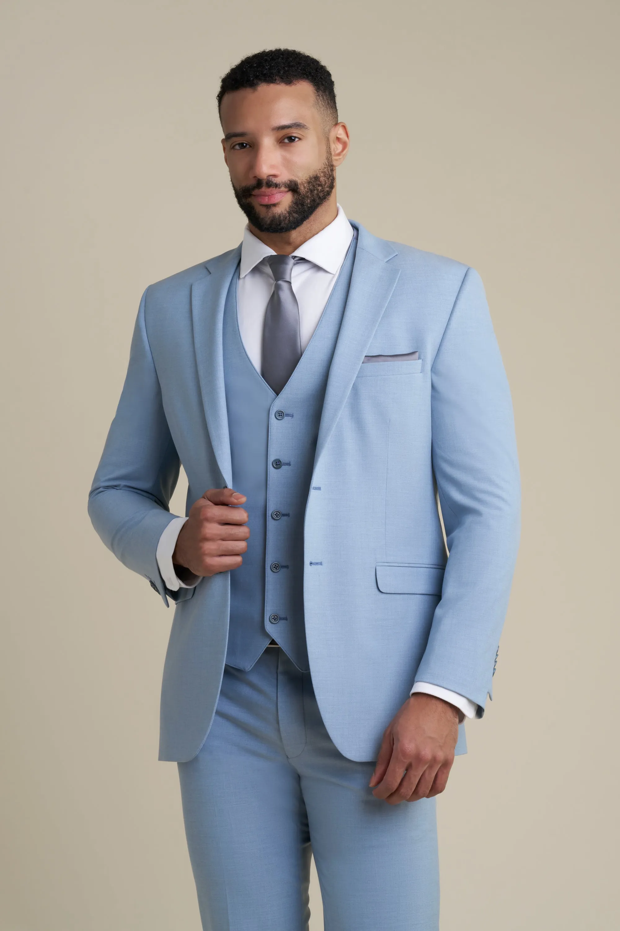 Allure Men Suit - Light Blue