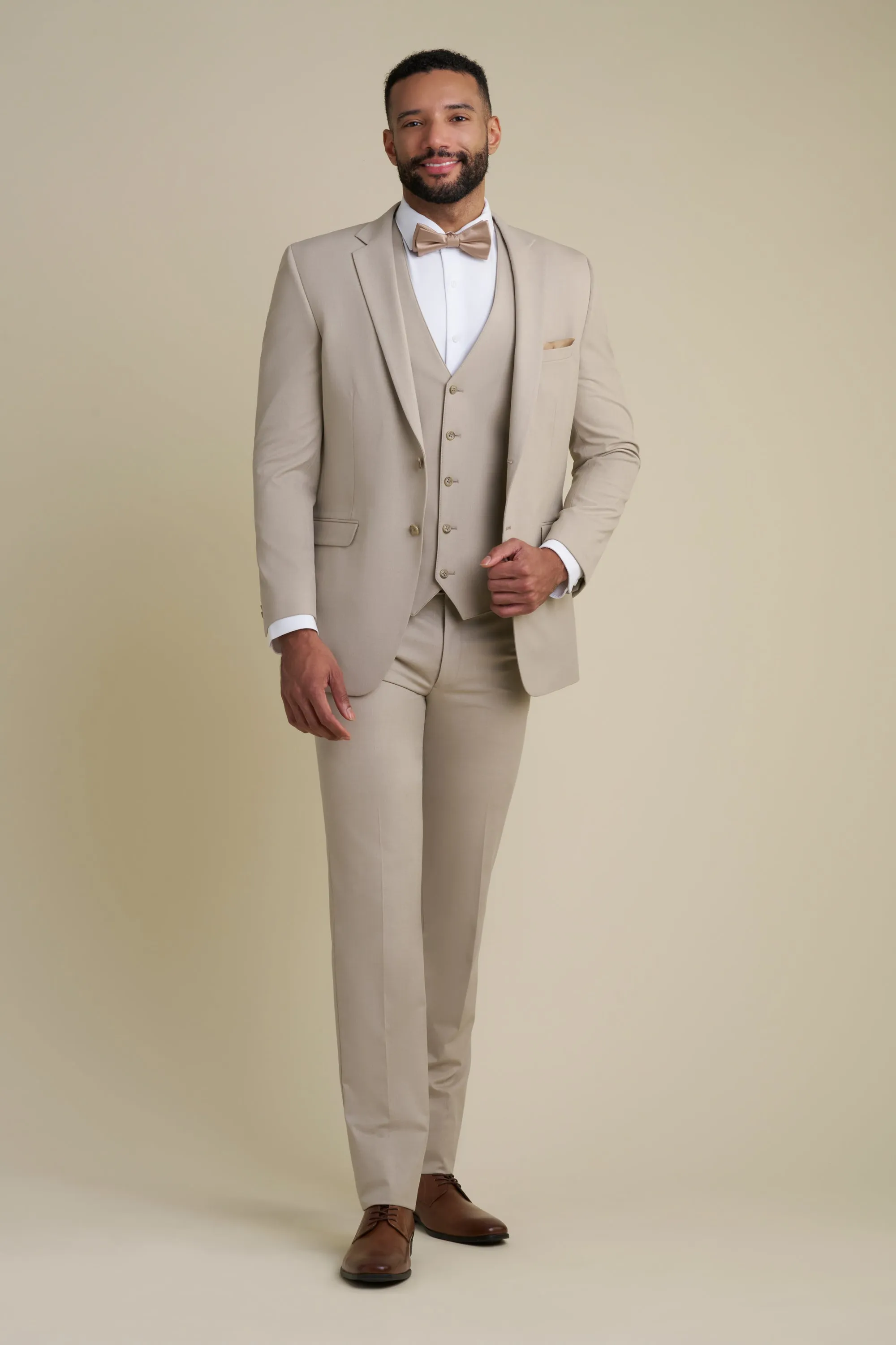 Allure Men Suit - Tan