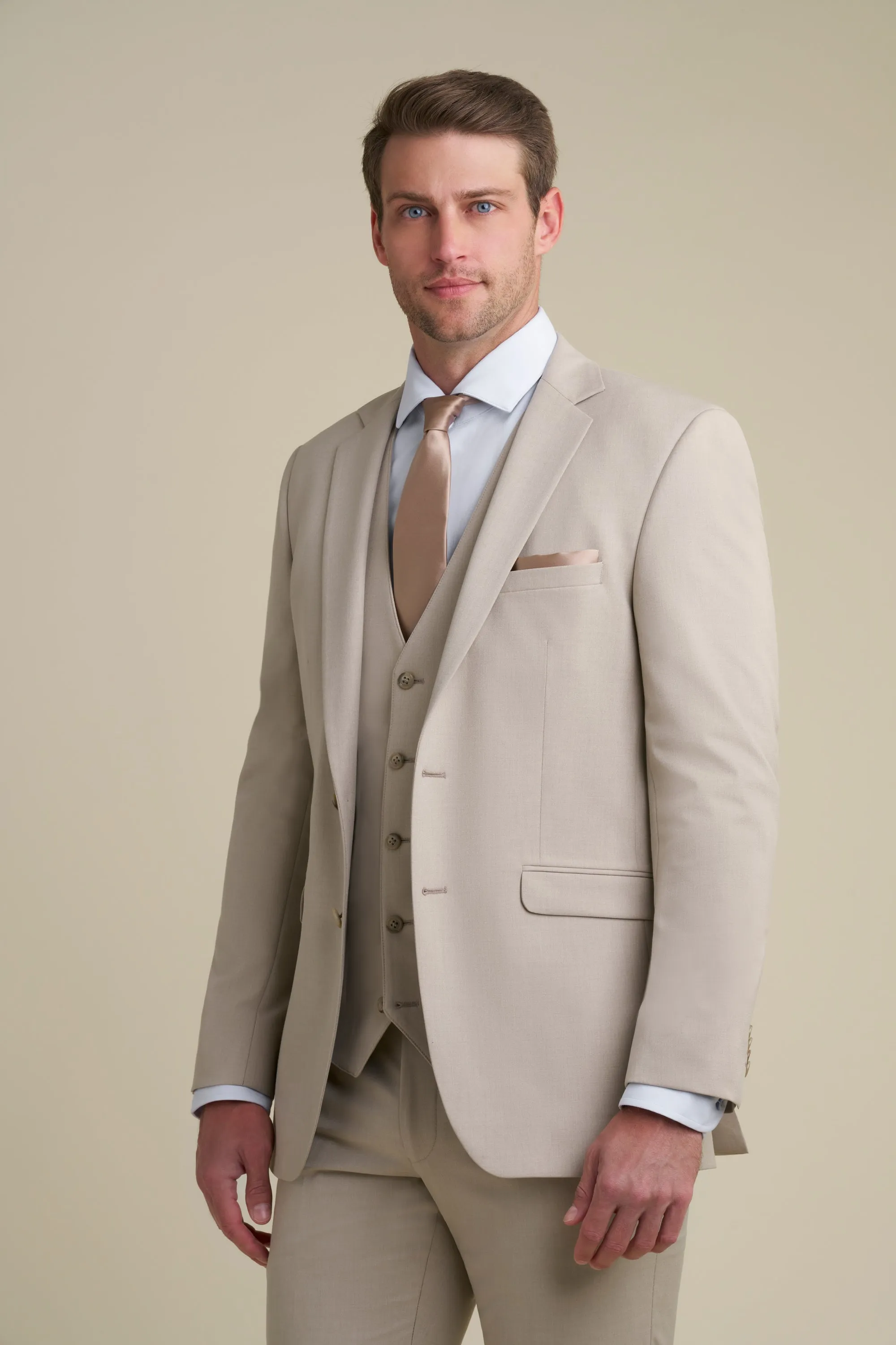 Allure Men Suit - Tan