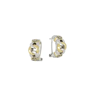 Antiqua Collection - Three Circle Post Clip Earrings