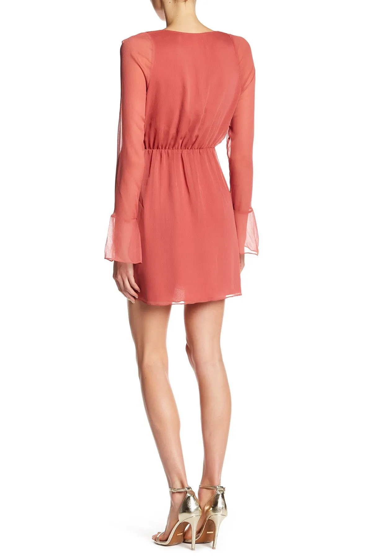 Aurea Sheer Wrap Dress by TJD // LAST ONE