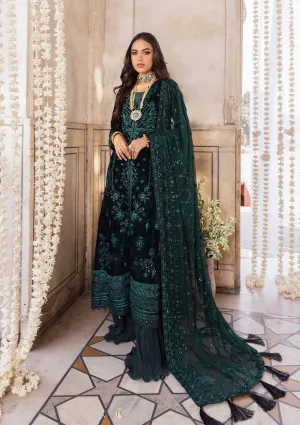 BAAGH - LOOK 08 | AIK Atelier Baagh Unstitched Velvet Winter Collection 2022 | Unstitched Embroidered Velvet Suits