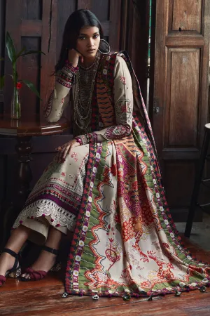 BERINA (EW22-09) | Elan Winter Embroidered Collection | Unstitched Slub Khaddar Suits