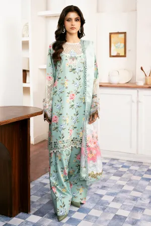 Bin Ilyas Multi Digital Printed Lawn Unstitched Collection Noura 71 A