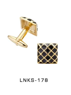 Black Gold Plate Cufflinks