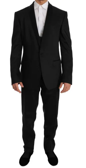 Black MARTINI Slim Fit Smoking Tuxedo Suit