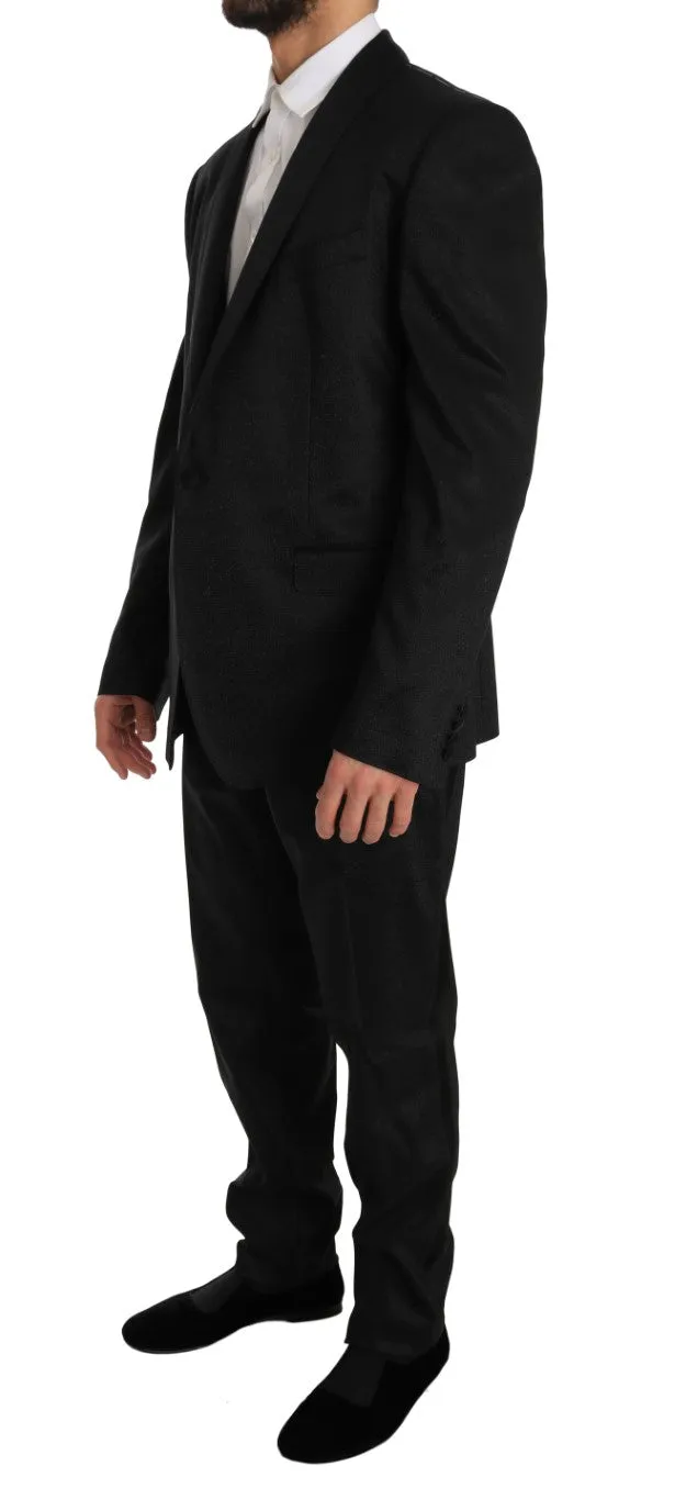 Black MARTINI Slim Fit Smoking Tuxedo Suit
