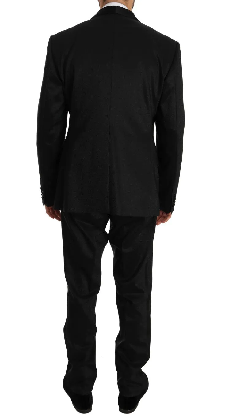 Black MARTINI Slim Fit Smoking Tuxedo Suit