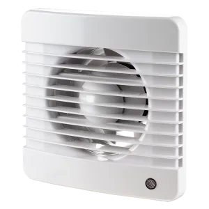 Blauberg SILENT-FLO-100-S Ultra-Quiet Bathroom Extractor Fan with Pull Cord White - 4" 100mm