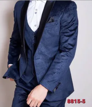 Blue Paisley Velvet Jacket