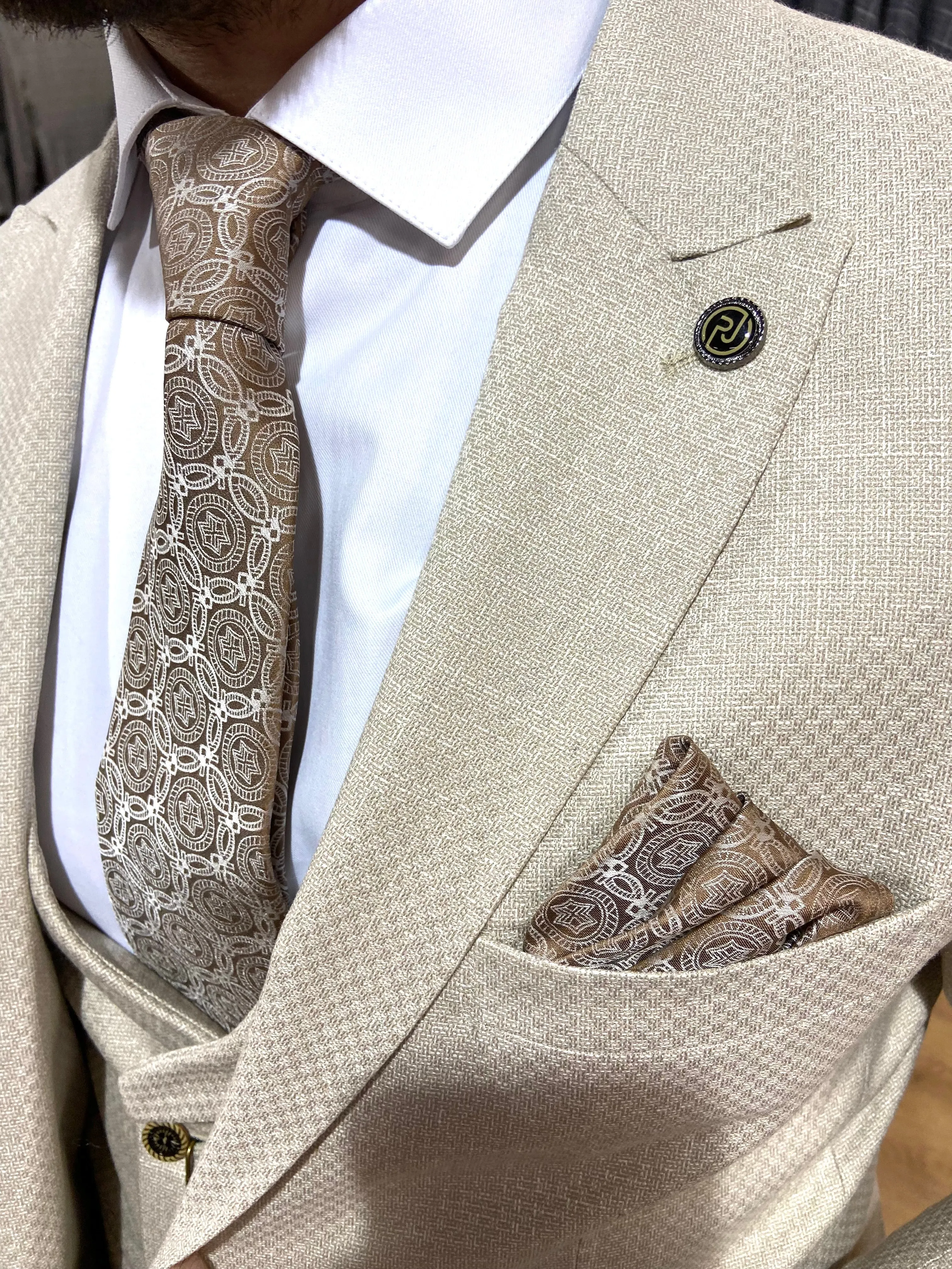 Brentford - Cream 3 Piece Suit