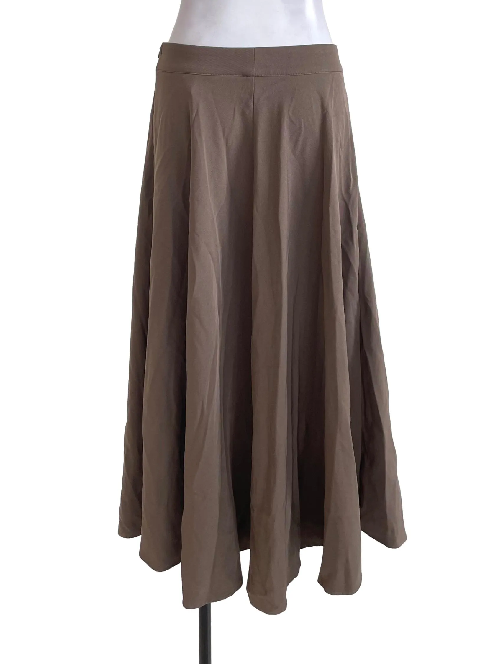 Brown Semi Circle Skirt