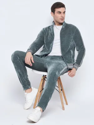 Camla Barcelona Green Velvet Tracksuit
