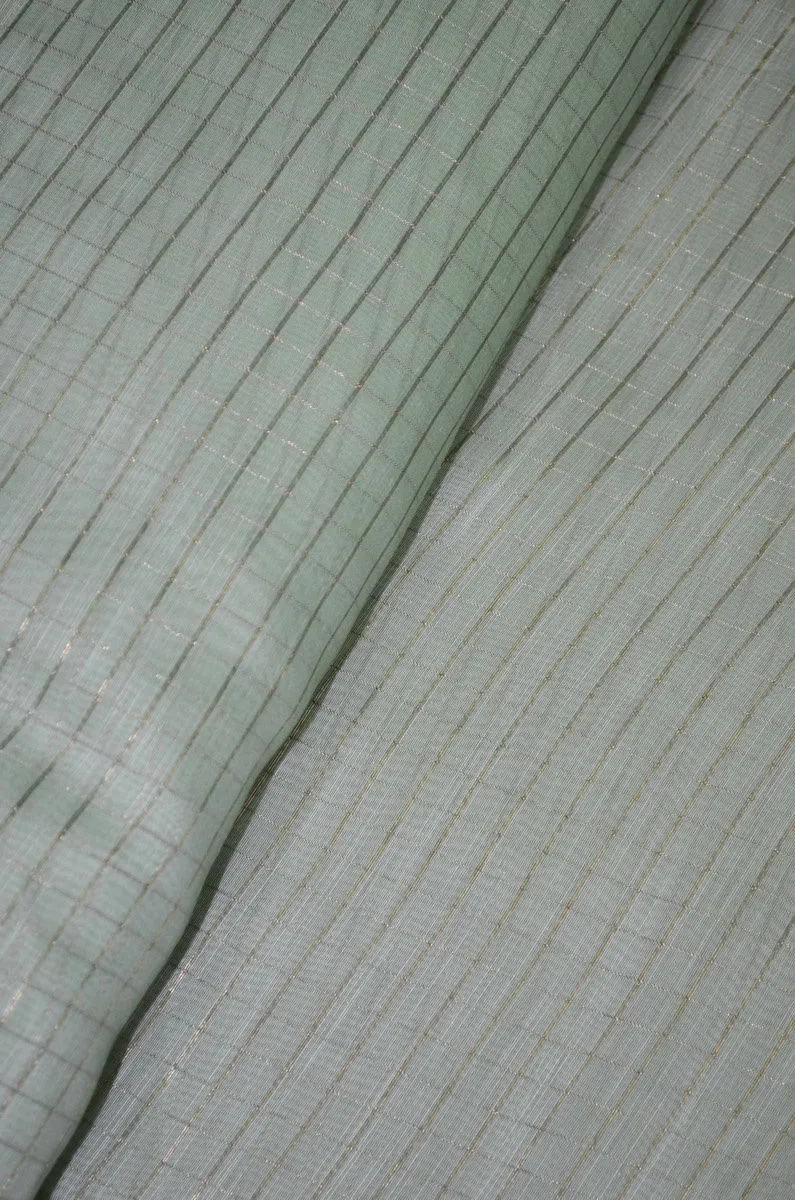 Chanderi Slub Textured Checkered Fabric ( TO BUY A QUANTITY OF 1.5,2.5,3.5 PLEASE CALL US AT 9930655009)