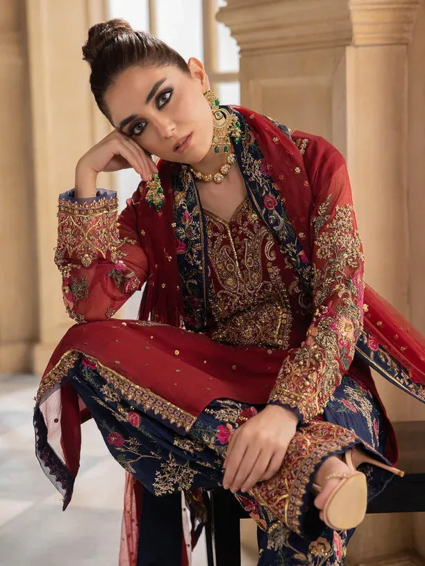 CHARIZMA |  Dastaan e Jashn Luxury Embroidered Chiffon Formals | DJW4-02