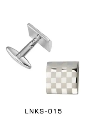 Checkered Square Cufflinks