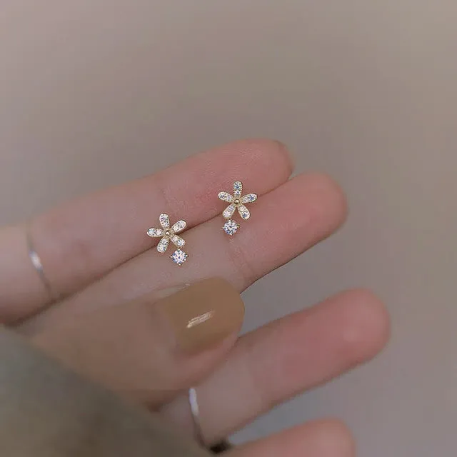 Children's Earrings:  Fairy Kisses Earrings with Push Backs - Sparkle Unicorns