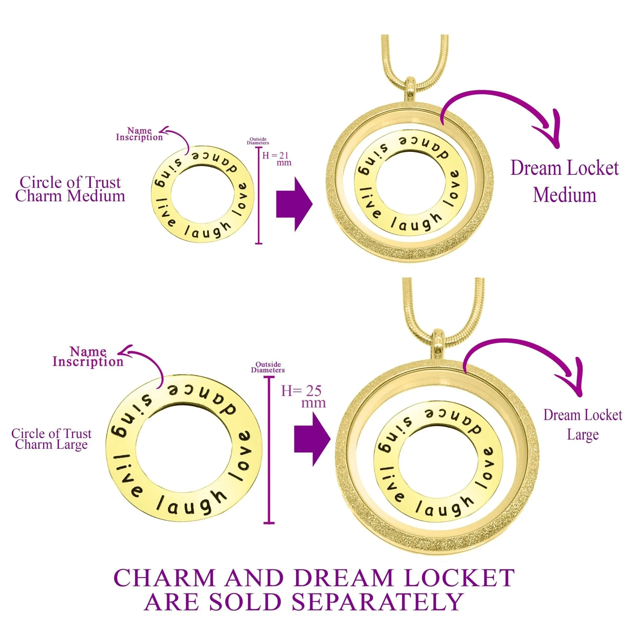 Circle of Trust Charm for Dream Locket