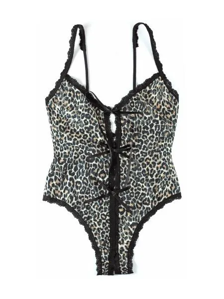 Classic Leopard Open Teddy -