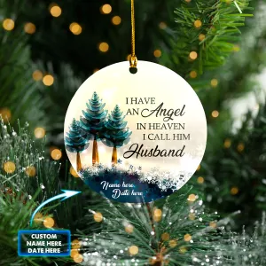 Custom Circle Ornament - I Call Him Husband 39