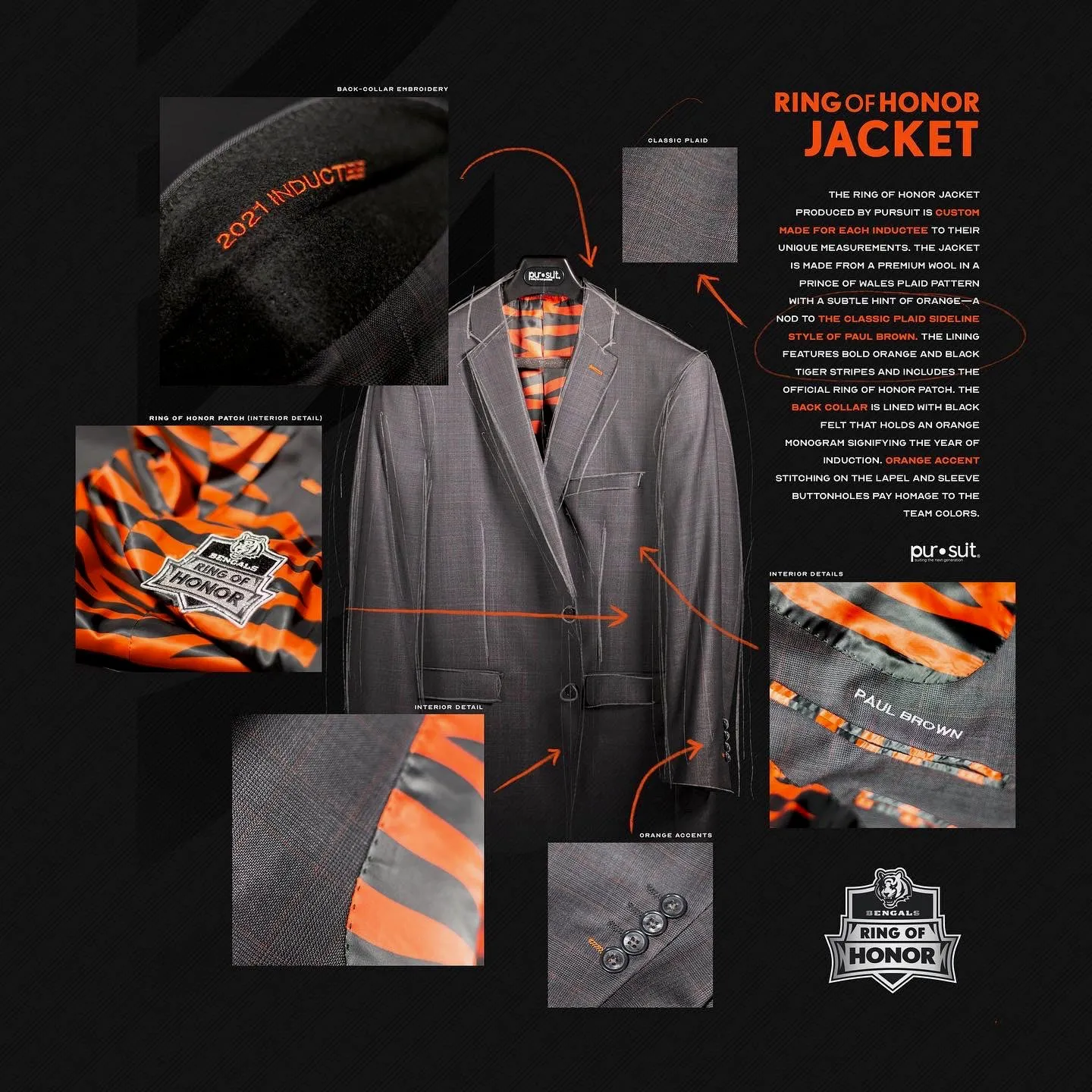 Custom Upgrade: Tiger Stripe Lining (Blue Line Only)