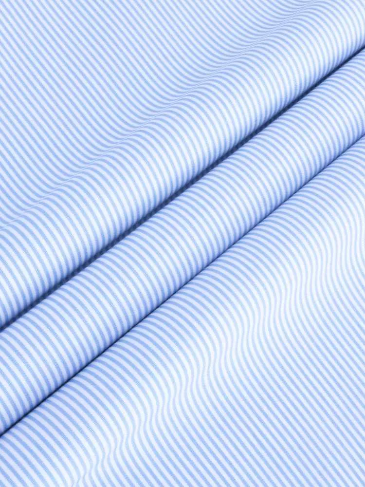 Cutaway Classic Blue Striped Shirt