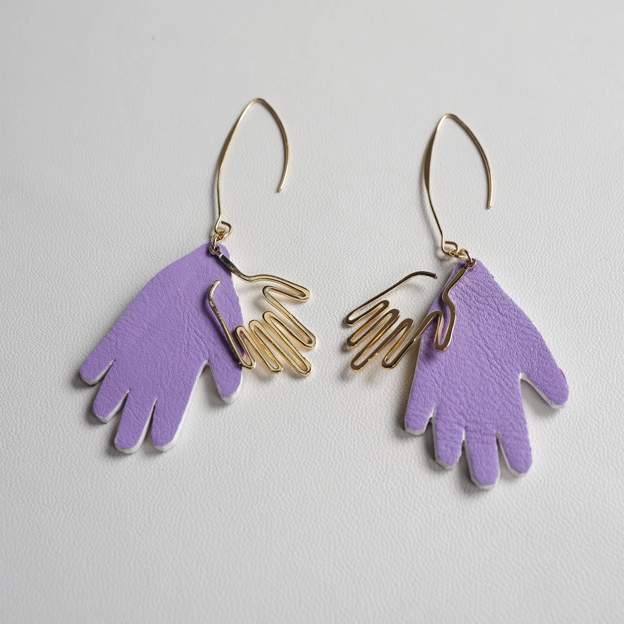 DIY Leather Kits - Cartoon Fantasy Palm Style Earring