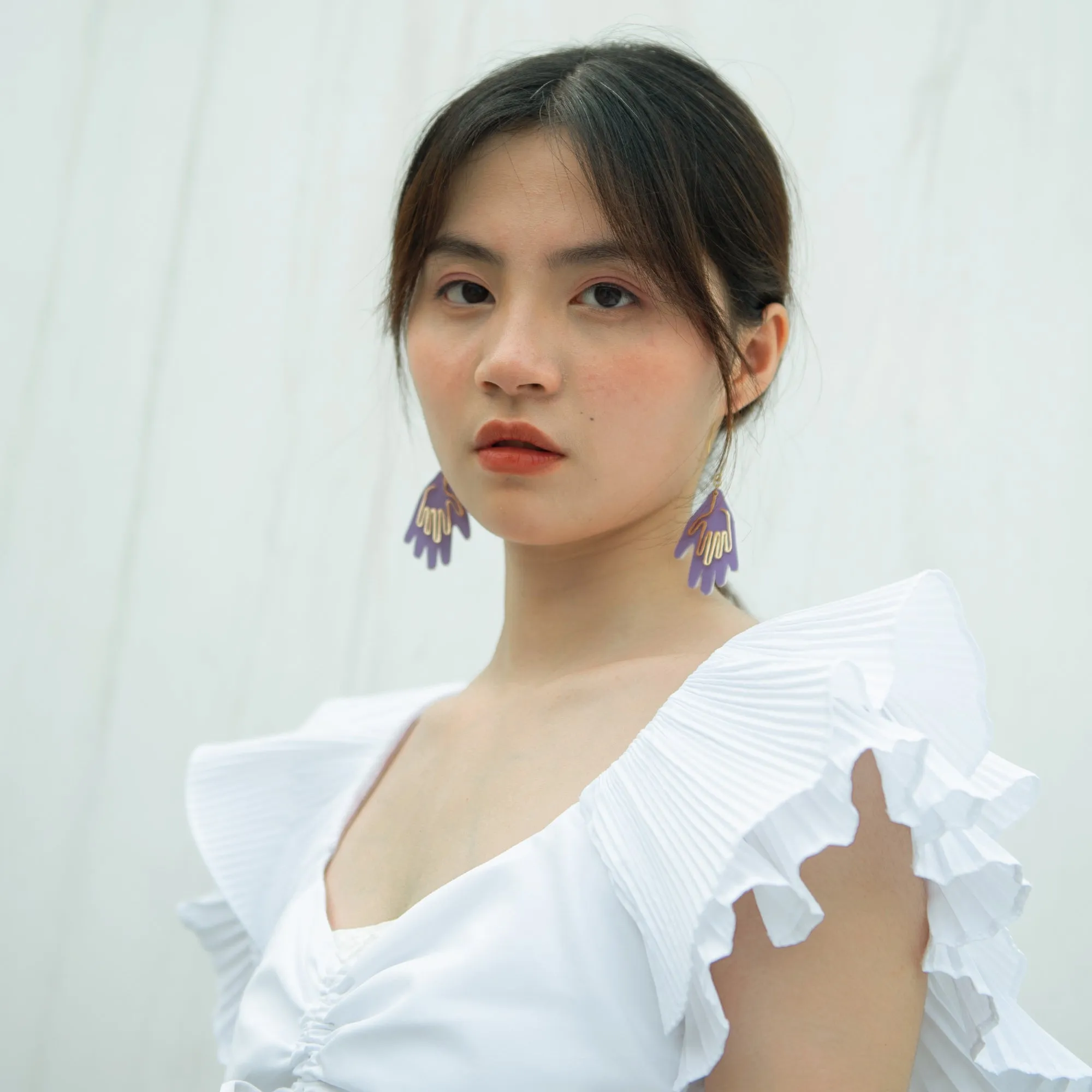 DIY Leather Kits - Cartoon Fantasy Palm Style Earring