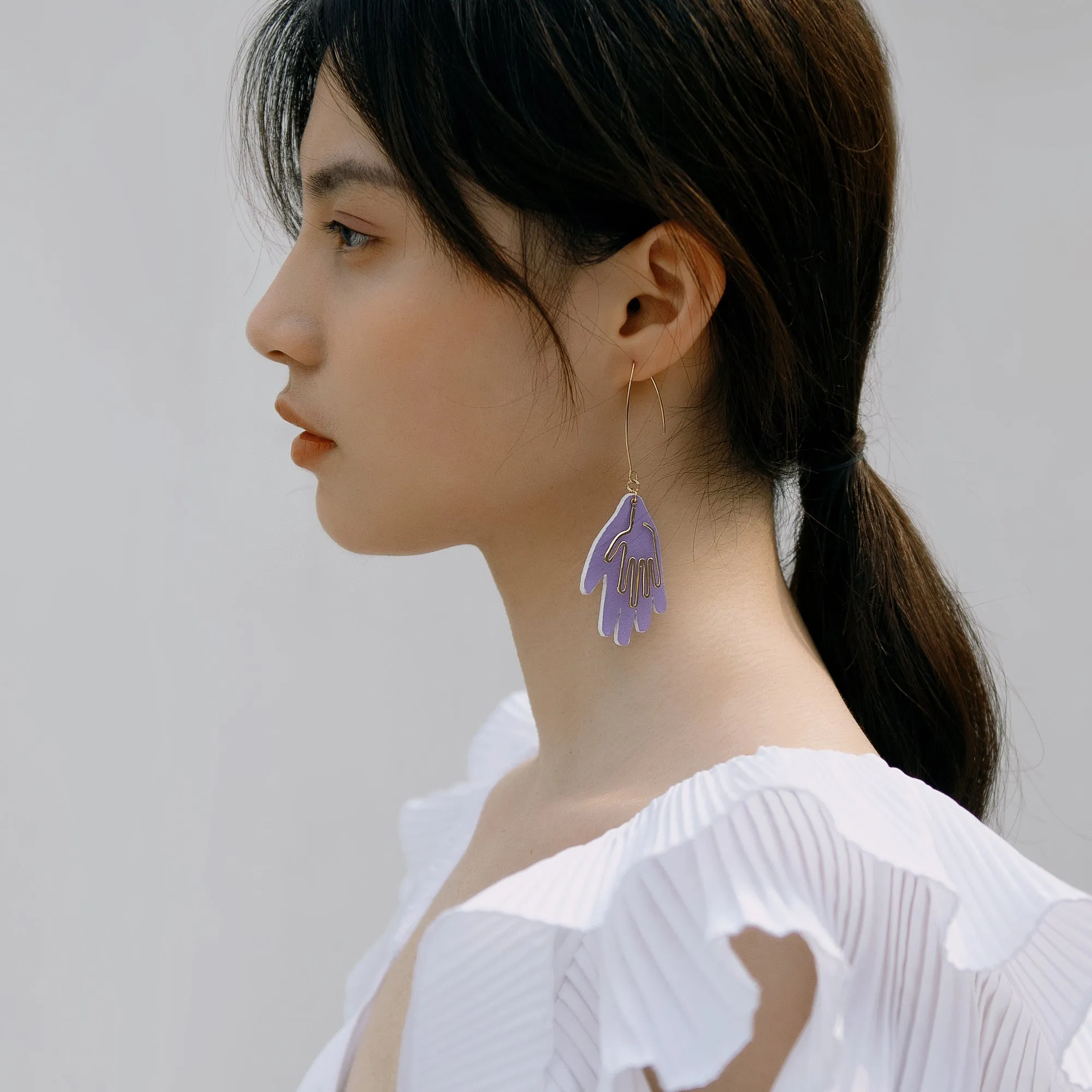 DIY Leather Kits - Cartoon Fantasy Palm Style Earring