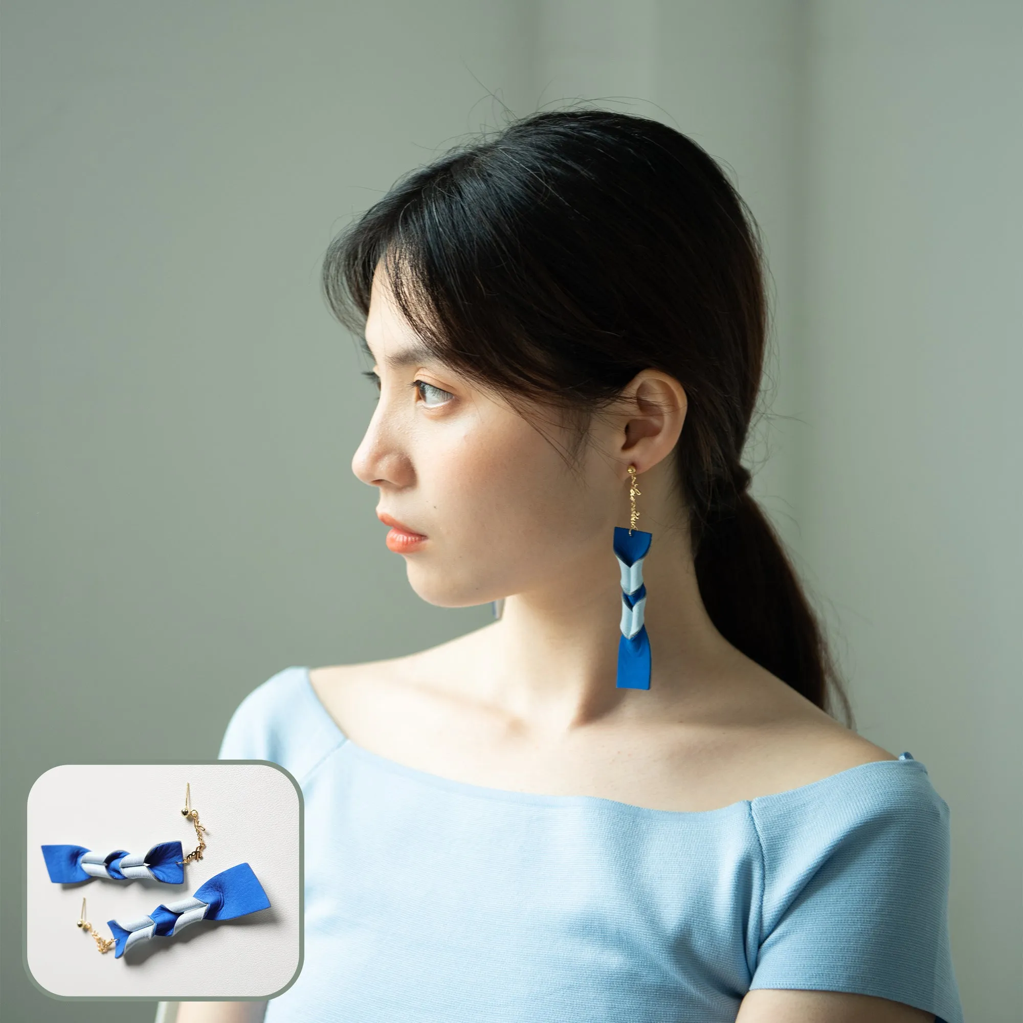 DIY Leather Kits - Dancing Youth Face-lift Elongated Style Earring