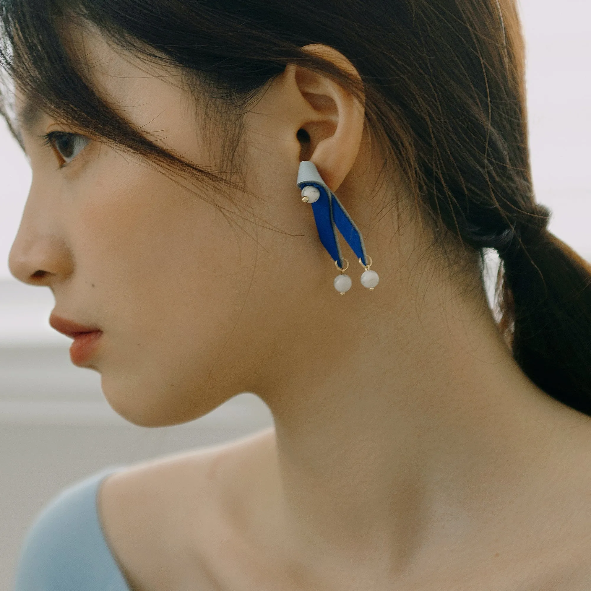 DIY Leather Kits - Leather Woven Style Earring