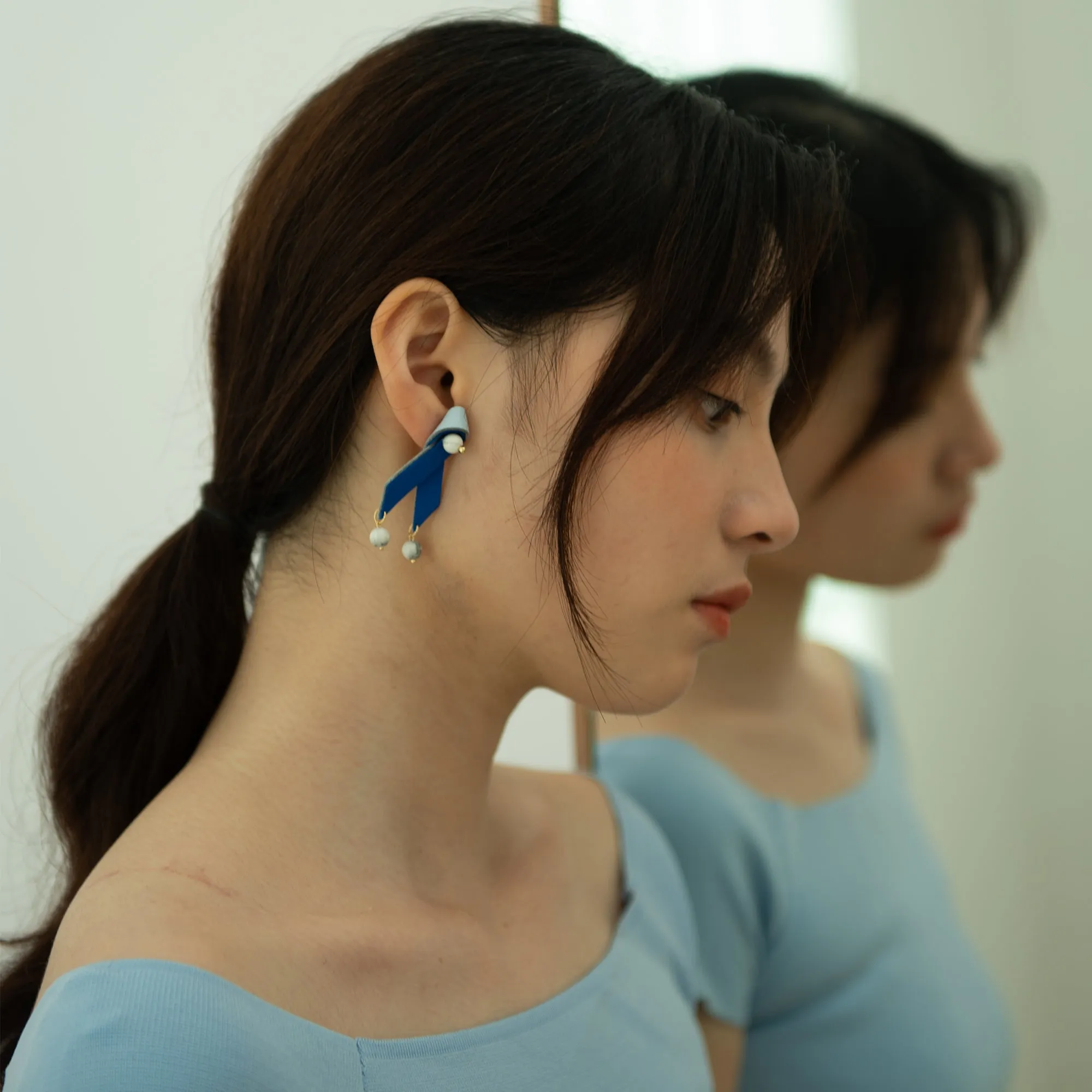 DIY Leather Kits - Leather Woven Style Earring