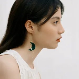 DIY Leather Kits - Moon Angel Style Earring