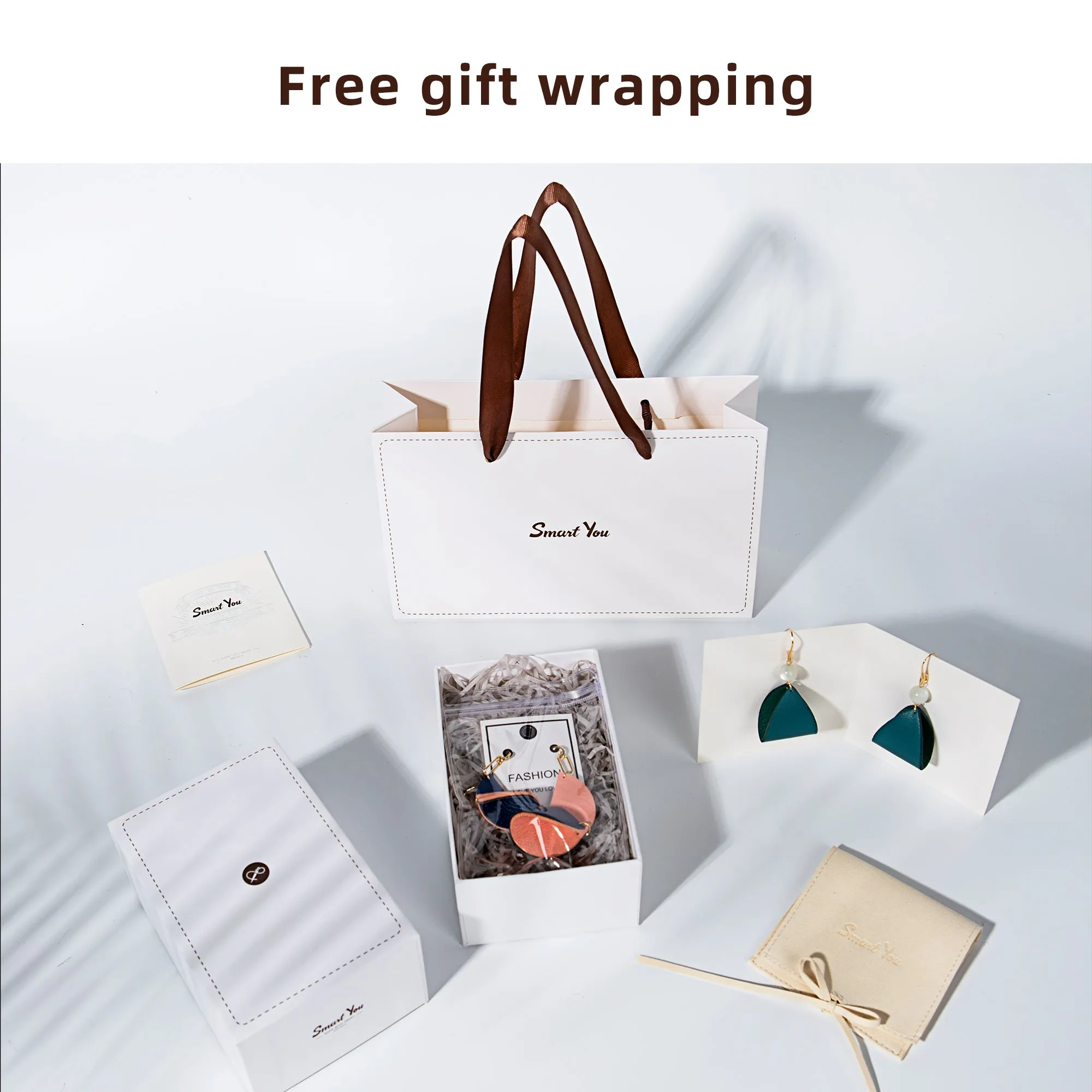 DIY Leather Kits - Snake Pattern Sexy Style Earring of Leather Woven