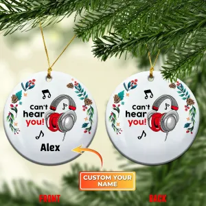 Dj Circle Ornament