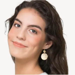 Double Circle Discs Earrings
