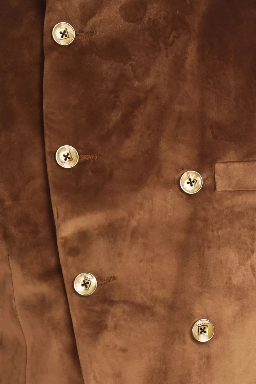 Dust Free Velvet Gold Bandhgala